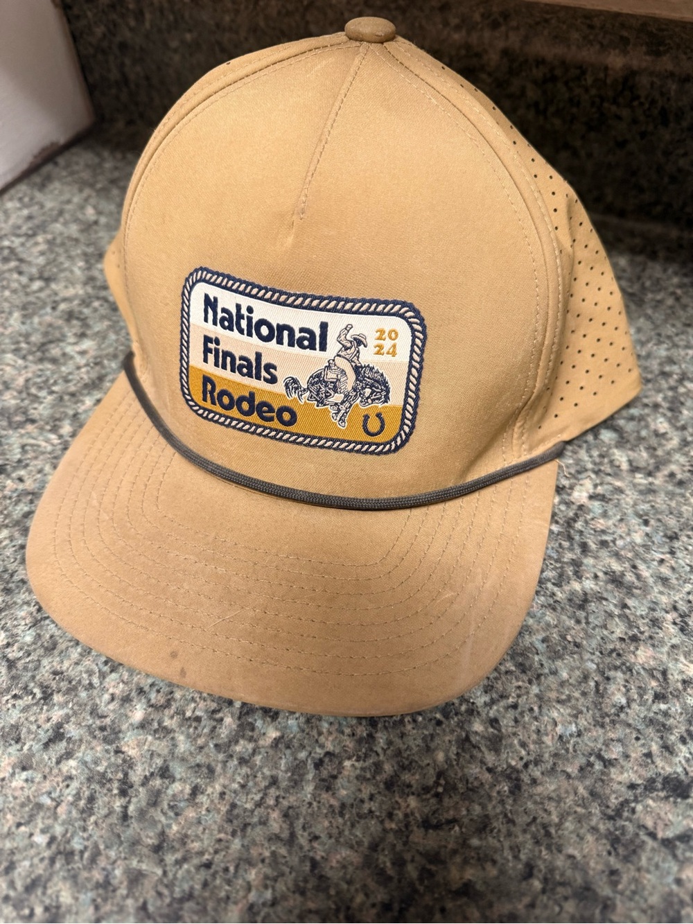 National Finals Rodeo Patch Trucker Hat - Tan